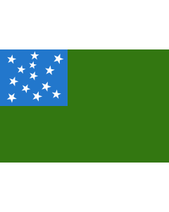 Flag: Vermont Republic | The Stark flag |  landscape flag | 1.35m² | 14.5sqft | 90x150cm | 3x5ft 