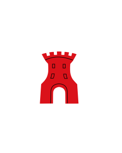 Flag: Voorburg vlag 1962 | Gemeente Voorburg |  landscape flag | 1.35m² | 14.5sqft | 90x150cm | 3x5ft 