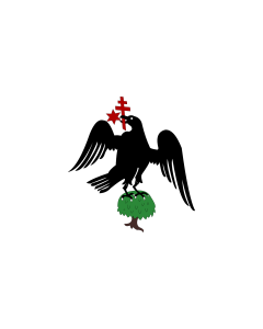 Flag: Wallachia  cca |  landscape flag | 1.35m² | 14.5sqft | 90x150cm | 3x5ft 