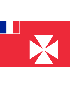 Flag: Wallis and Futuna from 1910 to 1958 |  landscape flag | 1.35m² | 14.5sqft | 90x150cm | 3x5ft 