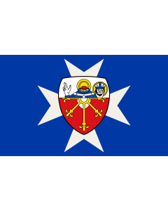 Flag: Former German Town of Walsum |  landscape flag | 1.35m² | 14.5sqft | 90x150cm | 3x5ft 