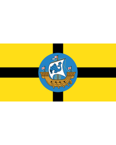 Flag: Wellington City, New Zealand |  landscape flag | 1.35m² | 14.5sqft | 80x160cm | 30x60inch 