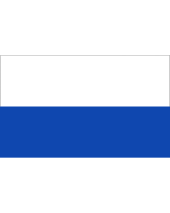 Flag: White blue | German city and municipal flags with two horizontal stripes without arms |  landscape flag | 1.35m² | 14.5sqft | 90x150cm | 3x5ft 