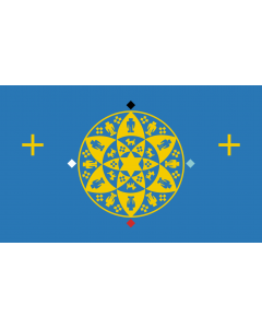 Flag: Yavapai-Prescott Tribe |  landscape flag | 1.35m² | 14.5sqft | 90x150cm | 3x5ft 