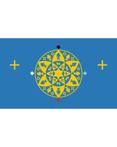 Flag: Yavapai-Prescott Tribe |  landscape flag | 1.35m² | 14.5sqft | 90x150cm | 3x5ft 