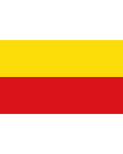 Flag: Generic flag yellow  #fcdd09  and red  #da121a  5 × 3, colors according to Taller de Heráldica y Vexilología |  landscape flag | 1.35m² | 14.5sqft | 90x150cm | 3x5ft 
