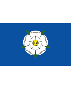 Flag: Yorkshire  older design | Yorkshire |  landscape flag | 1.35m² | 14.5sqft | 90x150cm | 3x5ft 