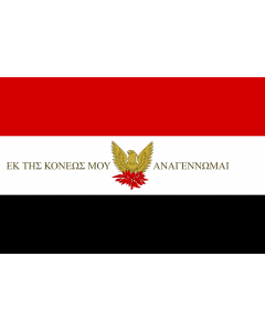Flag: YpsilantisFlag | A flag used during the Greek Revolution |  landscape flag | 1.35m² | 14.5sqft | 90x150cm | 3x5ft 
