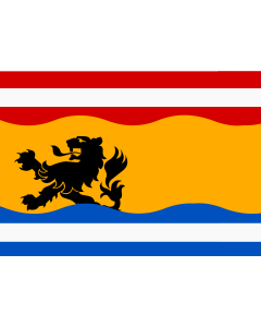 Flag: Zeeuws Vlaanderen vlag | Zeeuws Vlaanderen |  landscape flag | 1.35m² | 14.5sqft | 90x150cm | 3x5ft 