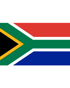 Bandera: Sudáfrica |  bandera paisaje | 1.35m² | 90x150cm 