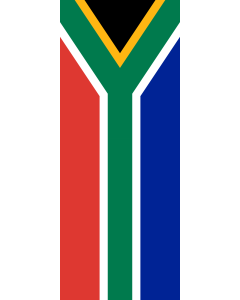 Vertical Hanging Beam Flag: South Africa |  portrait flag | 3.5m² | 38sqft | 300x120cm | 10x4ft 