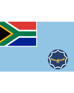 Flagge: Large Ensign of the South African Air Force  |  Querformat Fahne | 1.35m² | 90x150cm 