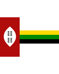 Flag: KwaZulu homeland from 1977-1985 |  landscape flag | 1.35m² | 14.5sqft | 90x150cm | 3x5ft 