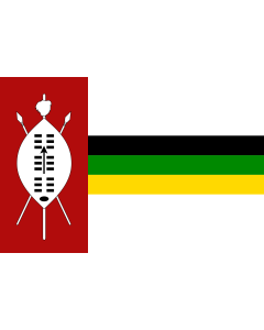 Flag: KwaZulu homeland from 1985-1994 |  landscape flag | 1.35m² | 14.5sqft | 90x150cm | 3x5ft 