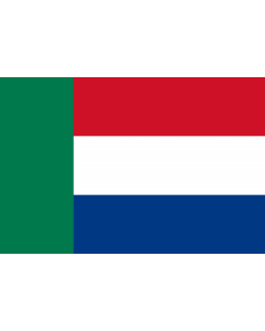 Flag:  Flag of the Transvaal and the South African Republic; the  Vierkleur |  landscape flag | 0.06m² | 0.65sqft | 20x30cm | 8x12in 