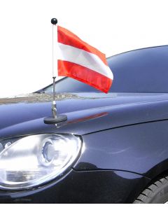  Soporte de bandera para coches con sujeción magnética Diplomat-1.30 Austria