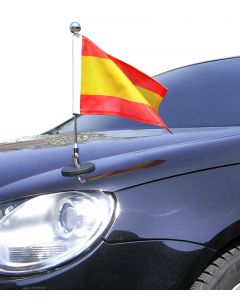  Magnetic Car Flag Pole Diplomat-1-Chrome Spain