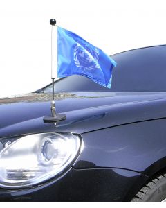  Porte-drapeau de voiture Diplomat-1 Nations unies (ONU) à adhésion magnétique 