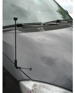  Car Flag Pole Diplomat-Z-Black 