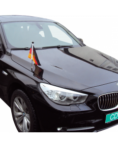  Car Flag Pole Diplomat-Z Germany with coat of arms 