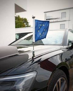  Soporte de bandera para coche Diplomat-Z-Chrome-PRO-Audi-A6-C8  para Audi A6 (C8) (2018-)