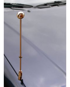  Car Flag Pole Diplomat-Z-Gold 